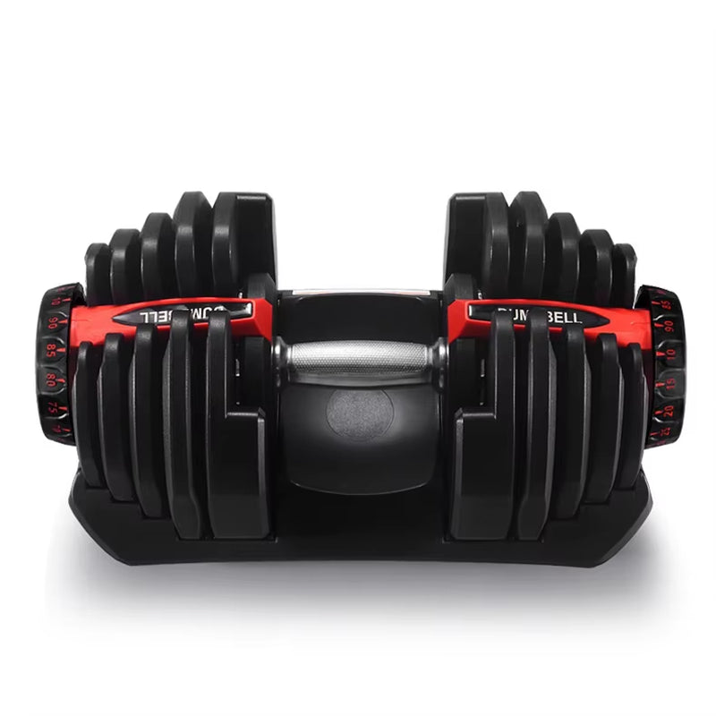 Adjustable Rubber Dumbbells Set for Home Gym Commercial Use-Free Weights Fitness Body Building Equipment
