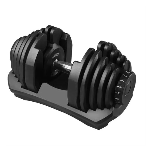 Adjustable Rubber Dumbbells Set for Home Gym Commercial Use-Free Weights Fitness Body Building Equipment